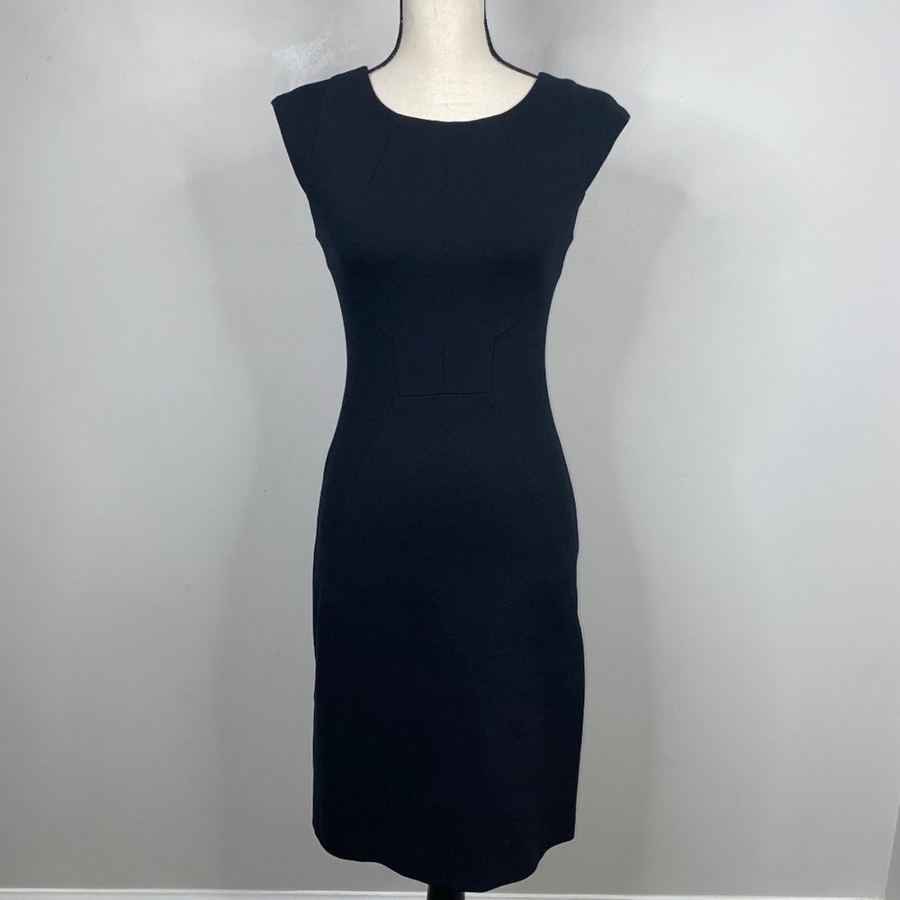 Banana Republic Womens Cap Sleeve Sheath Dress 0